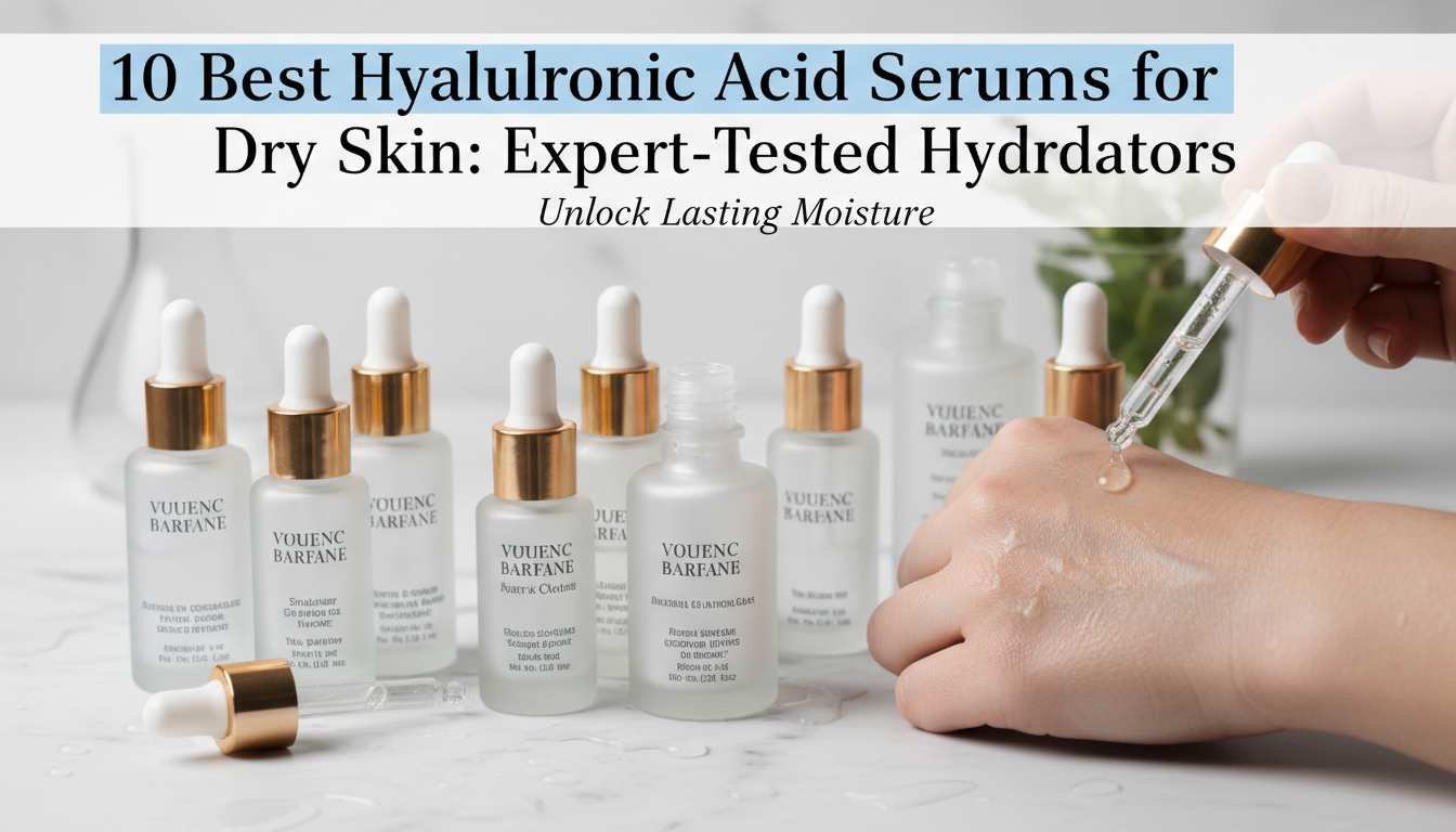 10 Best Hyaluronic Acid Serums for Dry Skin: Expert-Tested Hydrators