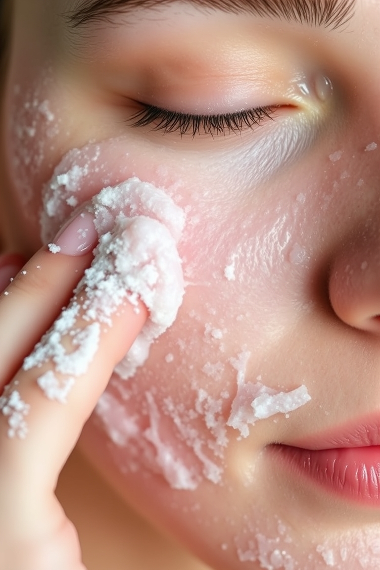 exfoliating scrub to fade acne marks
