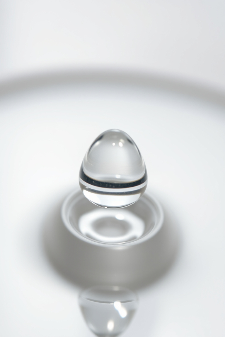 Clear hydrating serum used in an anti aging routine to plump skin.