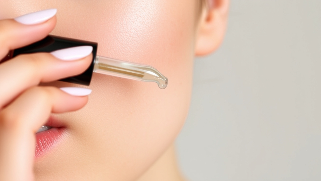 brightening serum application step