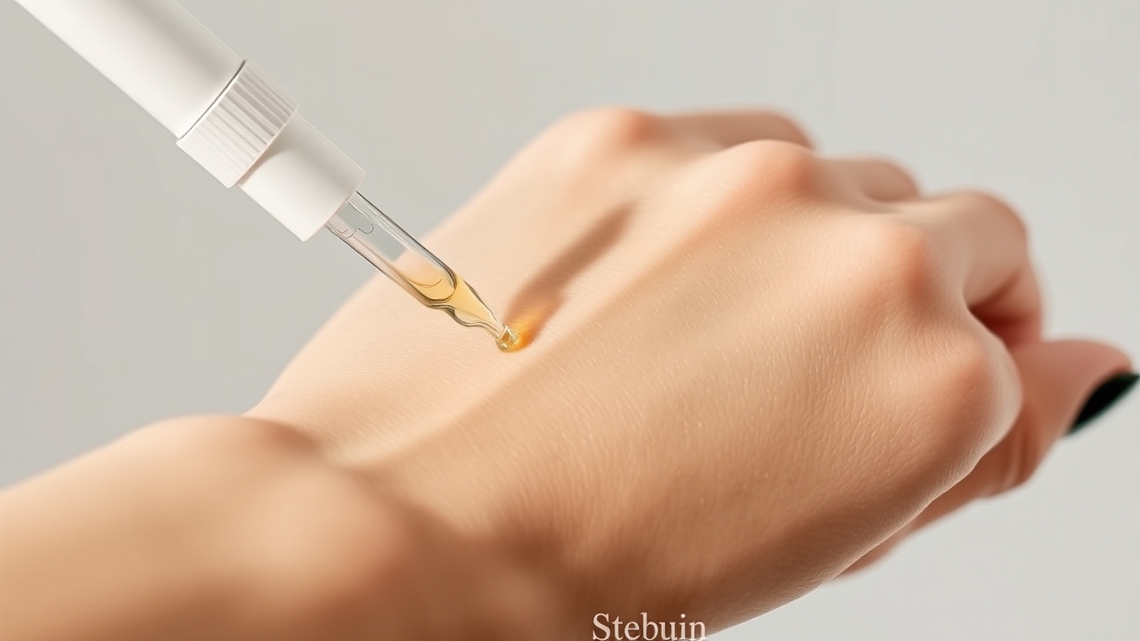 brightening serum application step