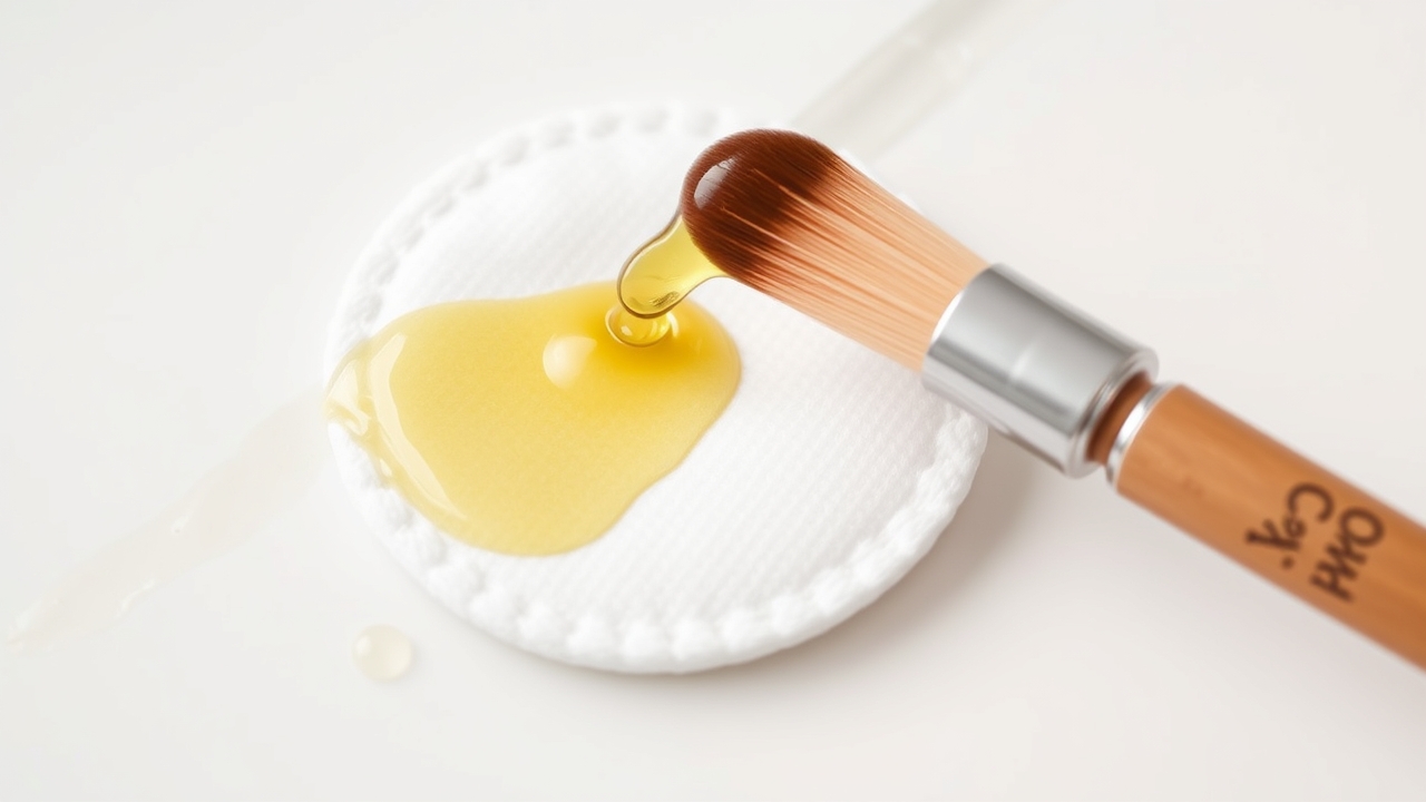 licorice root extract skin brightening application step