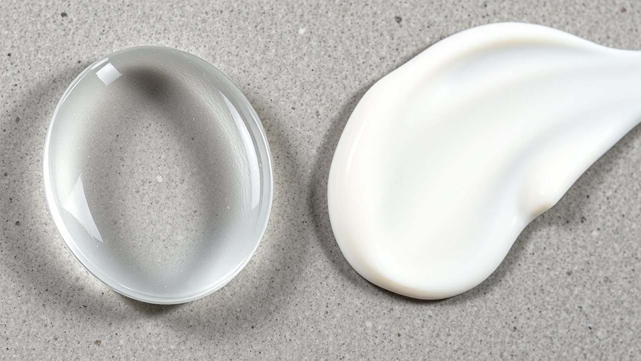 different textures of bha vs benzoyl peroxide treatments